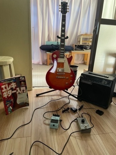 レスポールモデル　バーニー　エフェクター　アンプセット