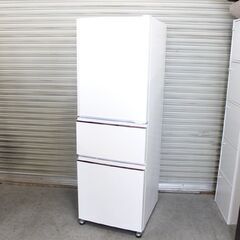 T071) 三菱 3ドア MR-CX27C-W1 272L 2018年製 ジュエリーホワイト 自動製氷 LED照明 氷点下ストッカー ノンフロン冷凍冷蔵庫 MITSUBISHI