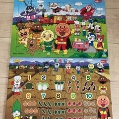 アンパンマン　パズル　すうじ　65ピース　46ピース