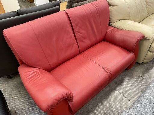 【トレファク熊谷駅前店】karimokuの2人掛けソファーです！