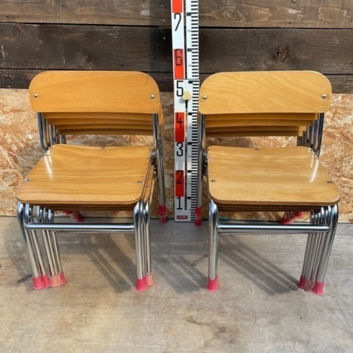 卸売【園児イス 10脚】幼稚園 保育園 古道具 花台（検 本棚 小引出し 足踏みミシン