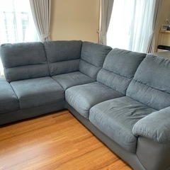 最終値下げしました》ニトリ 布張りカウチソファ(名古屋市)