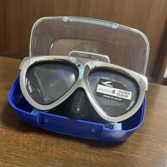 美品　ダイビングマスク　GULL マンティス5 シルバーメタリック