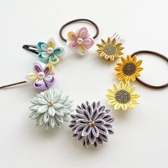 【ワークショップ】つまみ細工で夏のアクセサリー作り