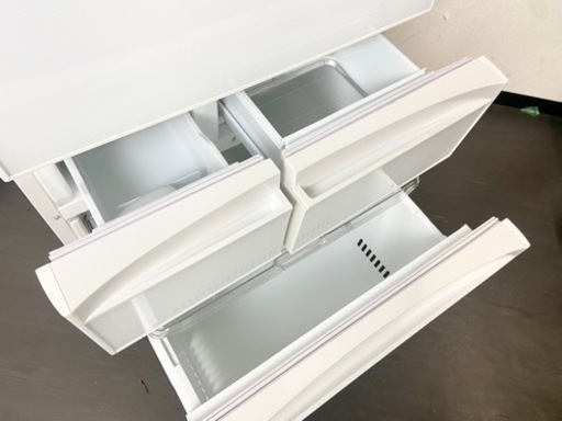 激安‼️高級感あるガラストップ 16年製 426L TOSHIBA5ドア冷蔵庫GR-J43GXV(ZW)?