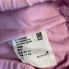 ベビー服80 3枚組　半ズボンレギンスUNIQLOの画像