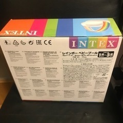 【新品未開封】INTEX レインボープール🌈 の画像