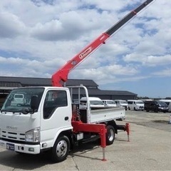 クレーン付きトラックオペ付きレンタル
