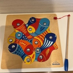 BorneLund 木製サカナ釣りパズル