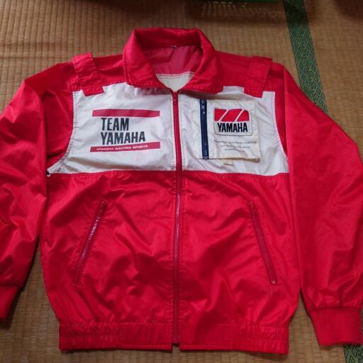 当時物ヤマハジャケット　赤