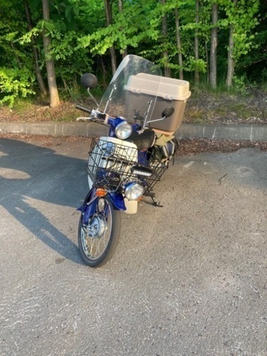 プレスカブ50fi 、新品スパイクタイヤ付き