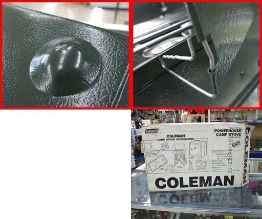 保管品 Coleman ツーバーナー パワーハウス 413H499J ホワイトガソリン 94年10月製 USA製 コールマン ☆ 札幌