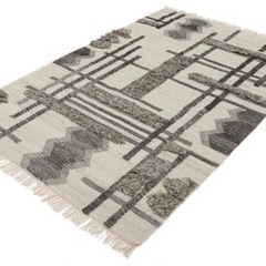 キリム絨毯　キリムラグ　手織り　モダンラグの画像