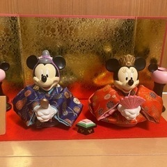 Disney ミッキー&ミニー　ひな人形　節句
