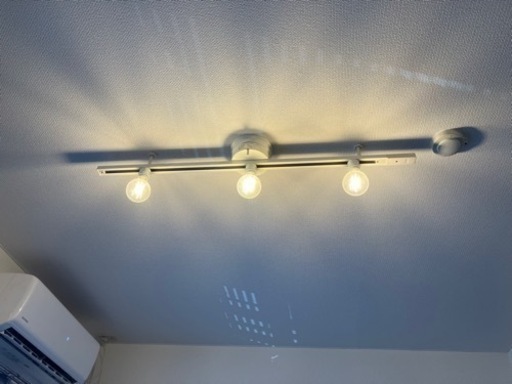 ライト　照明　ライティングレール　3灯LED電球セット