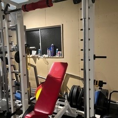 引き取り限定　スミスマシン　アジャスタブルベンチの画像