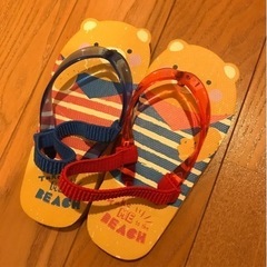 【新品】くまちゃん ビーチサンダル 15cm