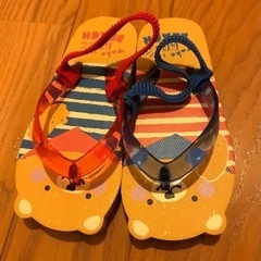 【新品】くまちゃん ビーチサンダル 15cmの画像