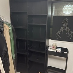 本棚　ブラックの画像