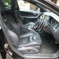 検査5年3月V60 T4 Rデザイン 後期型 液晶メーター/アダプティブクルーズ/ブラックレザー/純正ナビ/Bluetooth/地デジ/バックカメラ/記録簿/ETCの画像