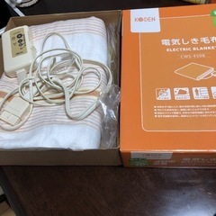 敷き電気毛布