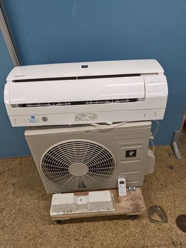 2021年製 SHARP セパレート形ルームエアコン AY-N22N-W/AU-N22NY 2.2kw 6畳 プラズマクラスター7000搭載