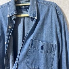 ラルフローレン　ビックシャツ　デニムの画像