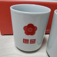 ユニクロ　湯飲み　ペアの画像