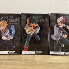 僕のヒーローアカデミア ヒロアカ フィギュア（3対セット） の画像