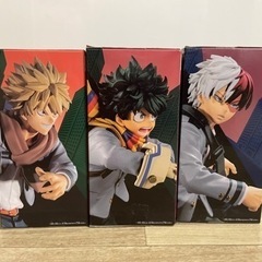 僕のヒーローアカデミア ヒロアカ フィギュア（3対セット） の画像