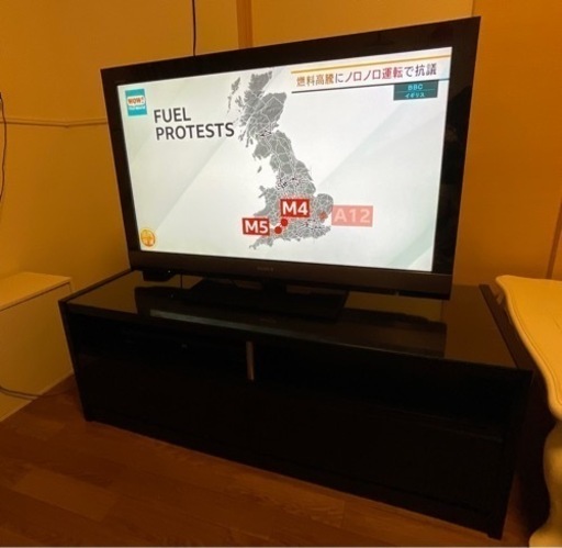 40インチテレビ、テレビ台セット