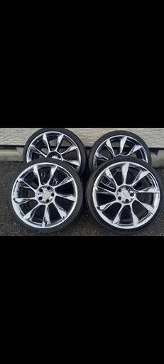 ロリンザーメッキ20インチアルミホイール