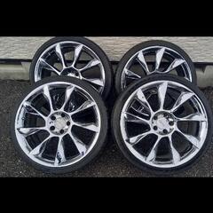 ロリンザーメッキ20インチアルミホイール