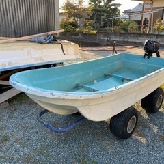 免許不要船　スズキ２馬力船外機