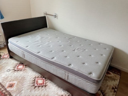 セミダブルベッド　マットレス＋フレームセット