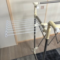 【ニトリ】部屋干し/室内干し大型スタンド(ほぼ未使用) お値下げしました！の画像