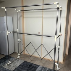 【ニトリ】部屋干し/室内干し大型スタンド(ほぼ未使用) お値下げしました！の画像