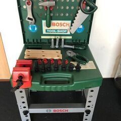 【お盆前にお渡し出来たらお値引き中！】ボーネルンド　ボッシュ　ミニワークセンター 工具セット　子供　おもちゃの画像