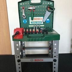 【お盆前にお渡し出来たらお値引き中！】ボーネルンド　ボッシュ　ミニワークセンター 工具セット　子供　おもちゃの画像