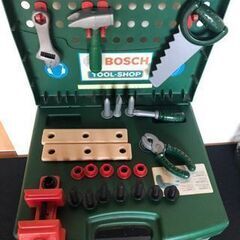 【お盆前にお渡し出来たらお値引き中！】ボーネルンド　ボッシュ　ミニワークセンター 工具セット　子供　おもちゃの画像