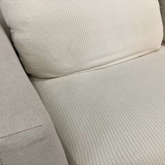 【12/24商談中】値下げしました【愛品倶楽部柏店】 アクタス ワイド２人掛けソファー 布張り の画像