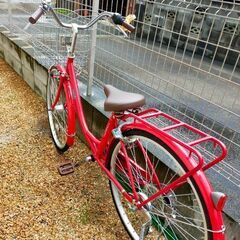 赤の自転車売ります。の画像