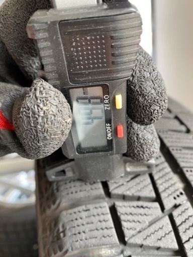 【中古】スタッドレスタイヤ&アルミ4本セット　155/65R13
