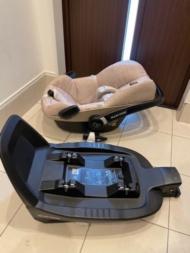 【中古】マキシコシ ペブルプラス & FamilyFix2【セット】