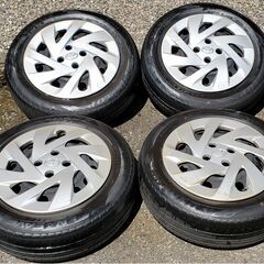 トヨタ アクア純正 175/65R15 スチールホイール タイヤ...