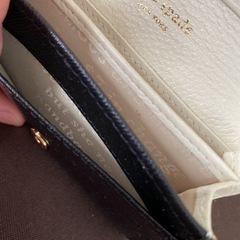 カードケース kate spade 名刺入れ　仕切り3 財布代わりにの画像