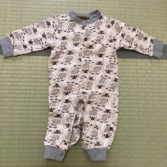 Gap　秋〜冬向き　ジャケット・ロンパースセット手袋付き　80㎝の画像
