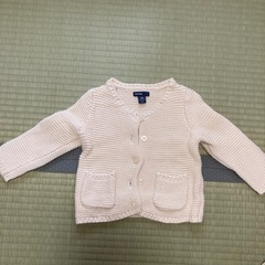 Gap　秋〜冬向き　ジャケット・ロンパースセット手袋付き　80㎝の画像