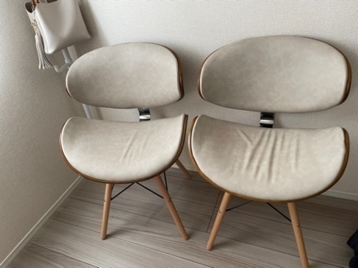 イームズ ダイニングチェア 背もたれ付き 木製 イームズチェア