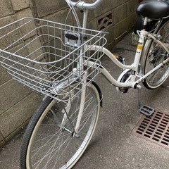 自転車　子ども乗せ　24インチ6段ギア　